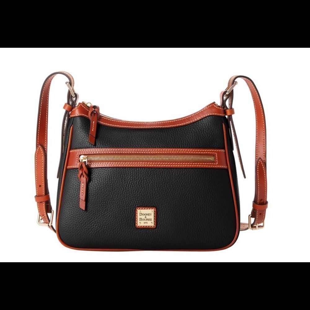 BLACK Dooney and Bourke PEBBLE GRAIN PRESLEY Crossbody